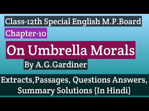 On umbrella morals essay in english picture