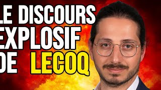 Discours forts de Aurélien lecoq devant Lecornu.