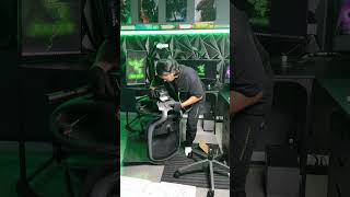 Yes, @dinocornel, we do make #mesh chairs. Meet the #Razer Fujin Pro. #unboxing #gamingchair