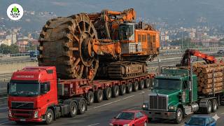 Jaw-Dropping Heavy Transport Operations | Massive Oversize Trucks #50
