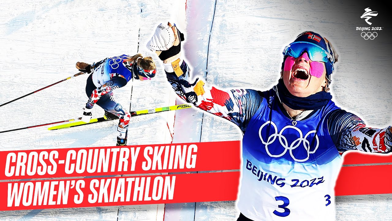 Cross-Country Skiing Full Replay Womens 7.5km + 7.5km Skiathlon #Beijing2022