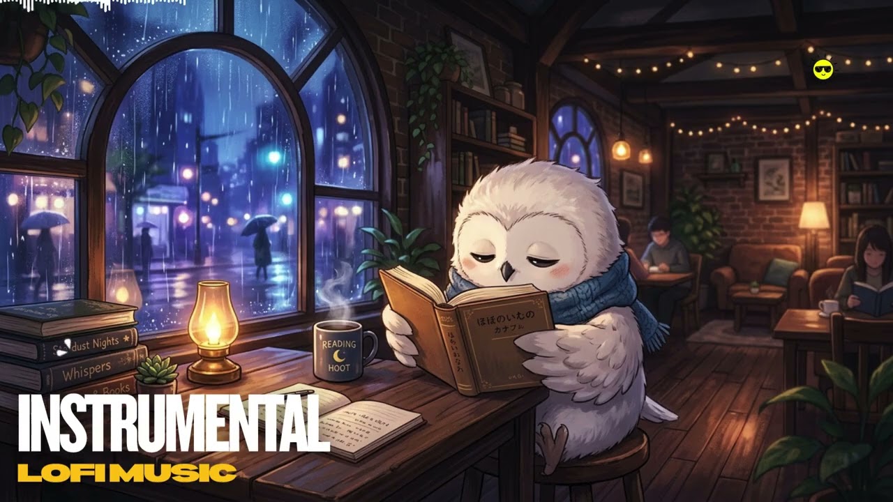 Cozy Library Lofi 📚 Warm Instrumental Beats for Studying