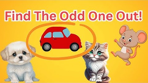 Find the Odd One Out!  | Fun Brain Game for Kids |  Educational Puzzle Game