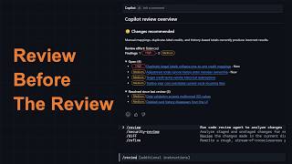 GitHub Copilot /review and Code Review: Feedback Before You Commit and on Your PR