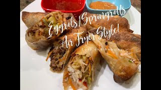 Spring Rolls\/Egg Rolls These can be Vegan, Vegetarian, Pescatarian or made with meat in the Airfryer