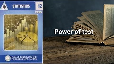 Power of test ch 13 lec 6