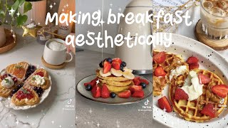 Making breakfast aesthetically (so pleasing) | TikTok Compilation |