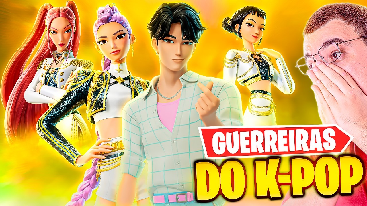 CHEGARAM AS NOVAS SKINS DAS GUERREIRAS K-POP NO FORTNITE! 😱🔥
