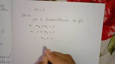 coordinate geometry:- Find the equation of diagonal QS ...? (Rhombus)