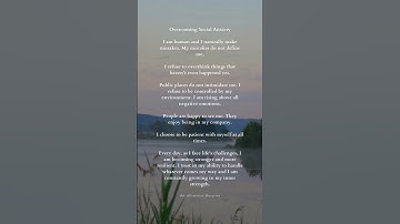 Powerful Affirmations to Overcome Social Anxiety