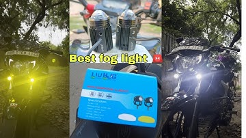 HJG Mini Drive fog light installation (Original) Best light 🚨 under 1500