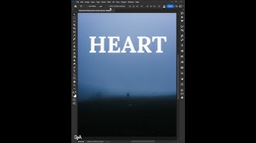 Cloud Text Effect in Photoshop #shorts