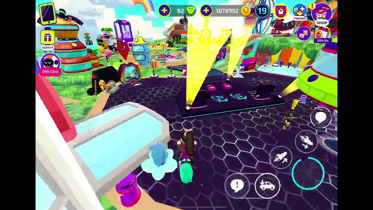 Playing PKXD with my bff 