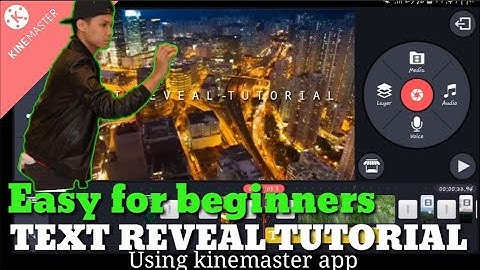 How to edit Text reveal tutorial using kinemaster app in android phone|| Edit Text reveal