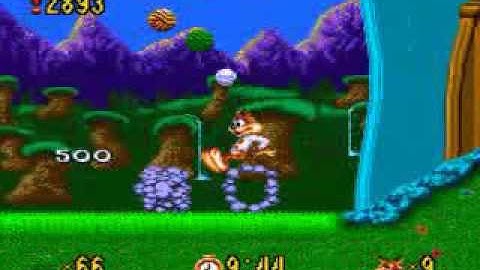 Bubsy in Claws Encounters of the Furred Kind (SEGA Genesis / MegaDrive)