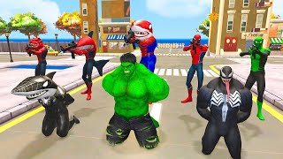 Team 5 Superheroes Pro | Spider Man vs Hulk Batman Iron Man vs Avengers Rescues His Girlfriend