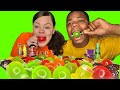 ASMR TikTok Jelly Fruit Challenge With Most Popular Sour Candy