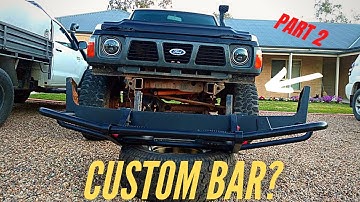 CUSTOM Winch Bar Build pt2 // GQ Patrol
