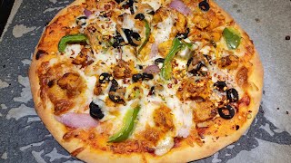 CHICKEN TIKKA PIZZA RECIPE /CHICKEN PIZZA SAUCE /PIZZA DOUGH RECIPE BY SPICE & SPICE ?️