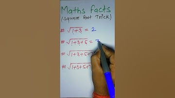 Square Root Trick || Maths Short video #mathstricks #shortvideo #shorts #youtubeshorts