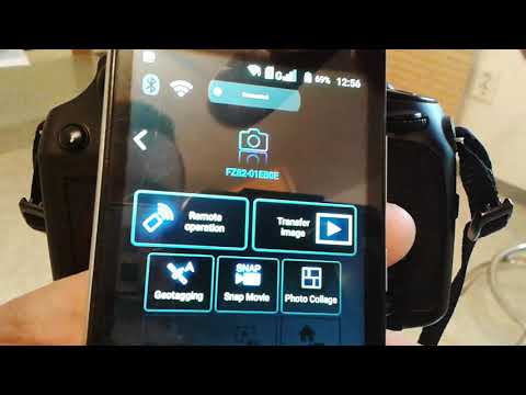 Panasonic Lumix FZ 82 WiFi- How to conect with smartphone, WiFi setup remote control