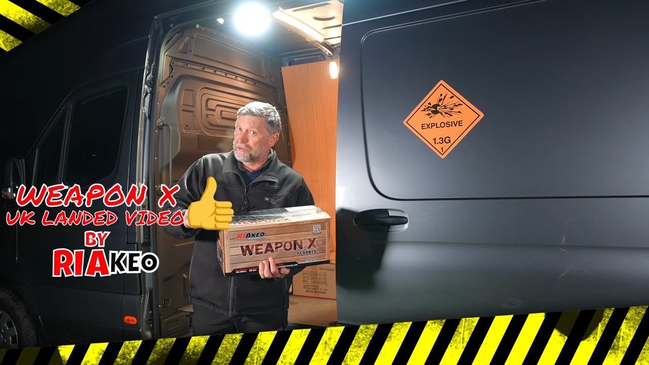 Видео с записью «Оружие X» от Riakeo Fireworks UK