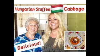 How to cook Hungarian Stuffed Cabbage / cabbage rolls