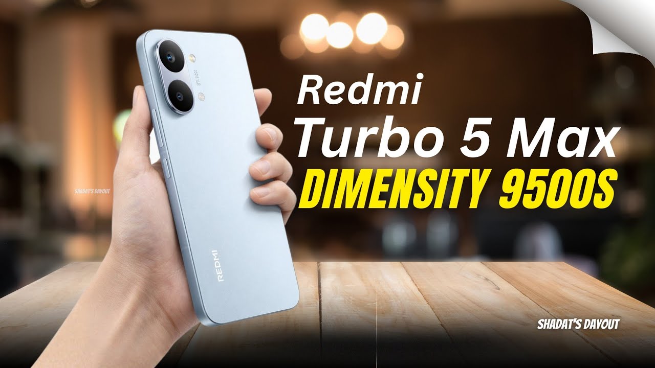 Redmi Turbo 5 Max Official First Look - IT's finally HERE - YouTube