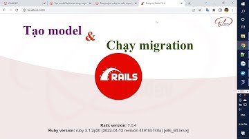 Tạo model và chạy migrate trong ruby on rails | dandev