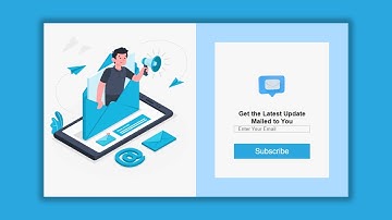 How To Make Email Subscription Form with Google Sheet Using HTML, CSS and JavaScript | Inspect