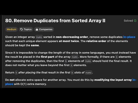 Remove Duplicates From