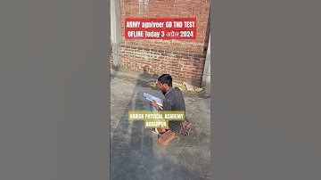 ARMY AGNIVEER GD TND TEST OFLINE PEPAR #ARMY GD MOCK TEST 2024#armymotavationalruning