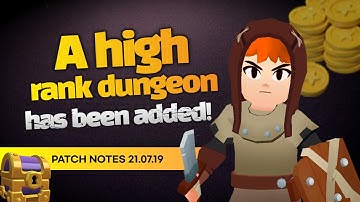 high rank dungeon has been added!│[AFK Dungeon] Patch Notes