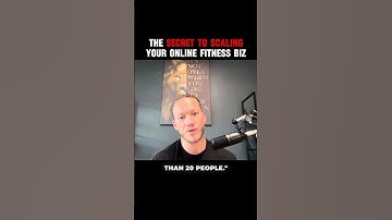 The Secret To Scaling