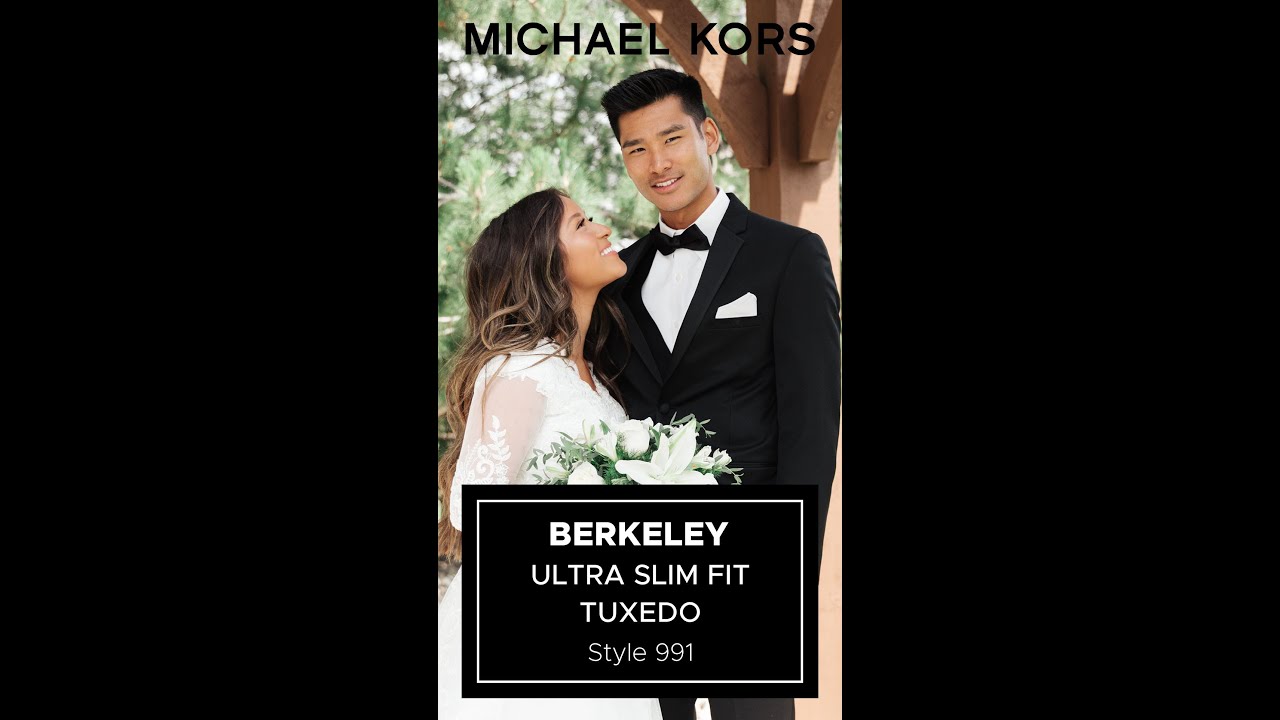 Michael Kors Berkeley Ultra Slim Fit Tuxedo - YouTube