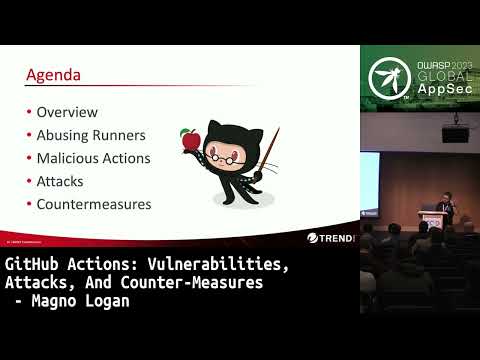 Global AppSec Dublin: GitHub Actions: Vulnerabilities, Attacks, And Counter-Measures - Magno Logan