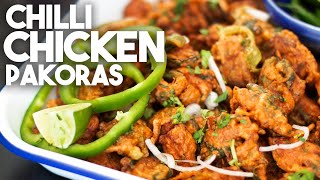 Chilli Chicken Pakoras Hakka Style Kravings
