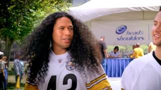 Head Shoulders Troy Polamalu Borrowed Hair Commercial