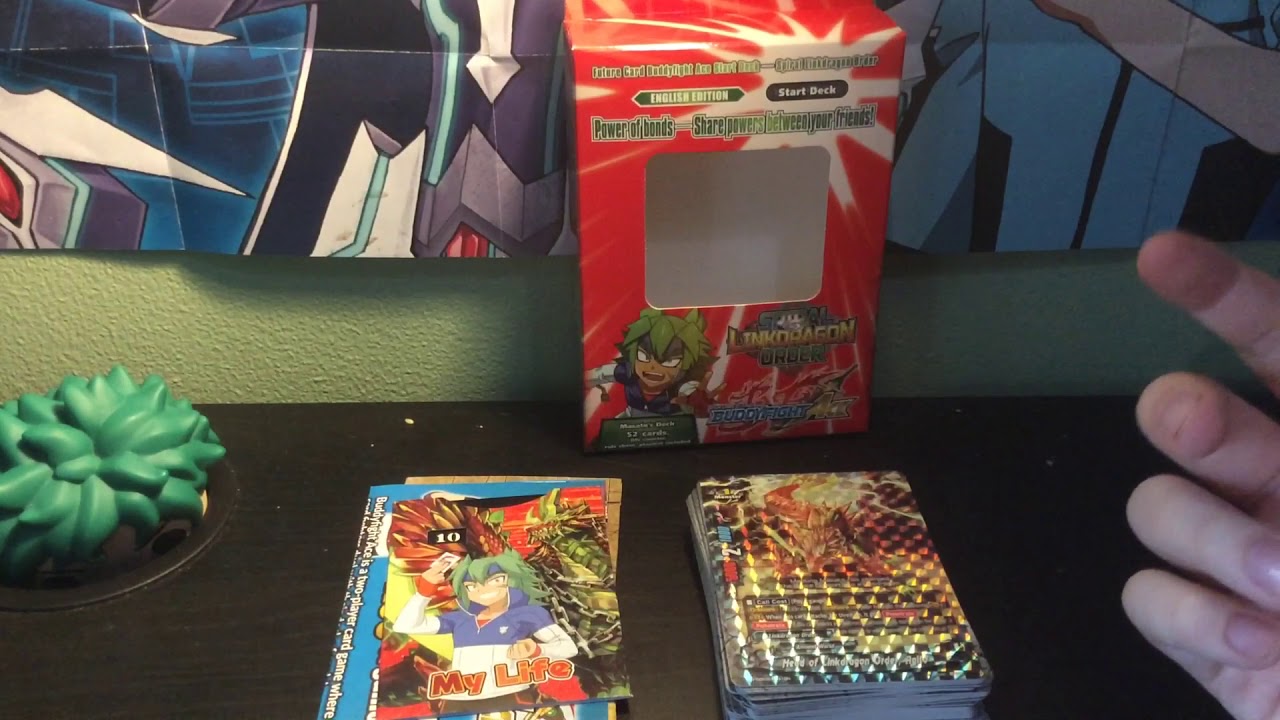 Buddyfight ace spiral link dragon order starter deck opening