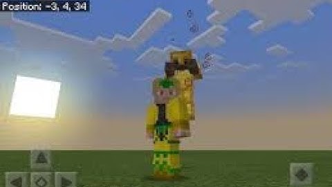 Minecraft bedrock command block showcase: Dio Brando