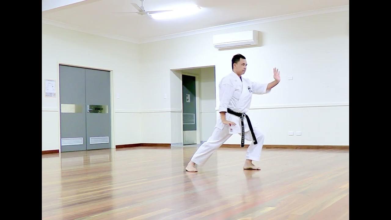 SHISOCHIN Kata Goju Ryu Karate by Sensei Davy Wijaya. YouTube