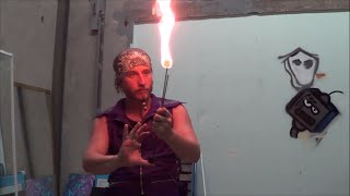 Fire Eating Tricks with Shade Flamewater & Bella Fuego