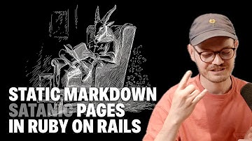 Perfect Static Markdown Pages in Ruby on Rails with SATANIC PAGES