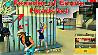 Who Invented Emote Headshot in Indian Server⚡Proof
