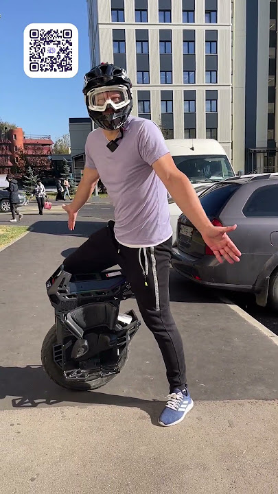 Как легко упасть с моноколеса