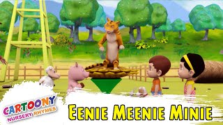 Eenie Meenie Miney Mo | Nursery Rhymes Songs for Kids | Cartoony | Catch A Bad Chick By Her Toe