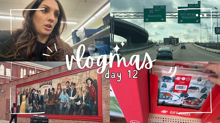 VLOGMAS DAY 12: Christmas Decorating in the New House + TRAVEL WITH ME to Nashville