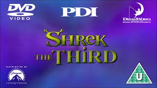 Opening To Shrek The Third Uk Dvd 2007