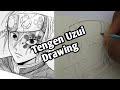 Drawing of Tengen Uzui Demon's Slayer - Step by Step Tutorial for Beginners @shivam29tiwari