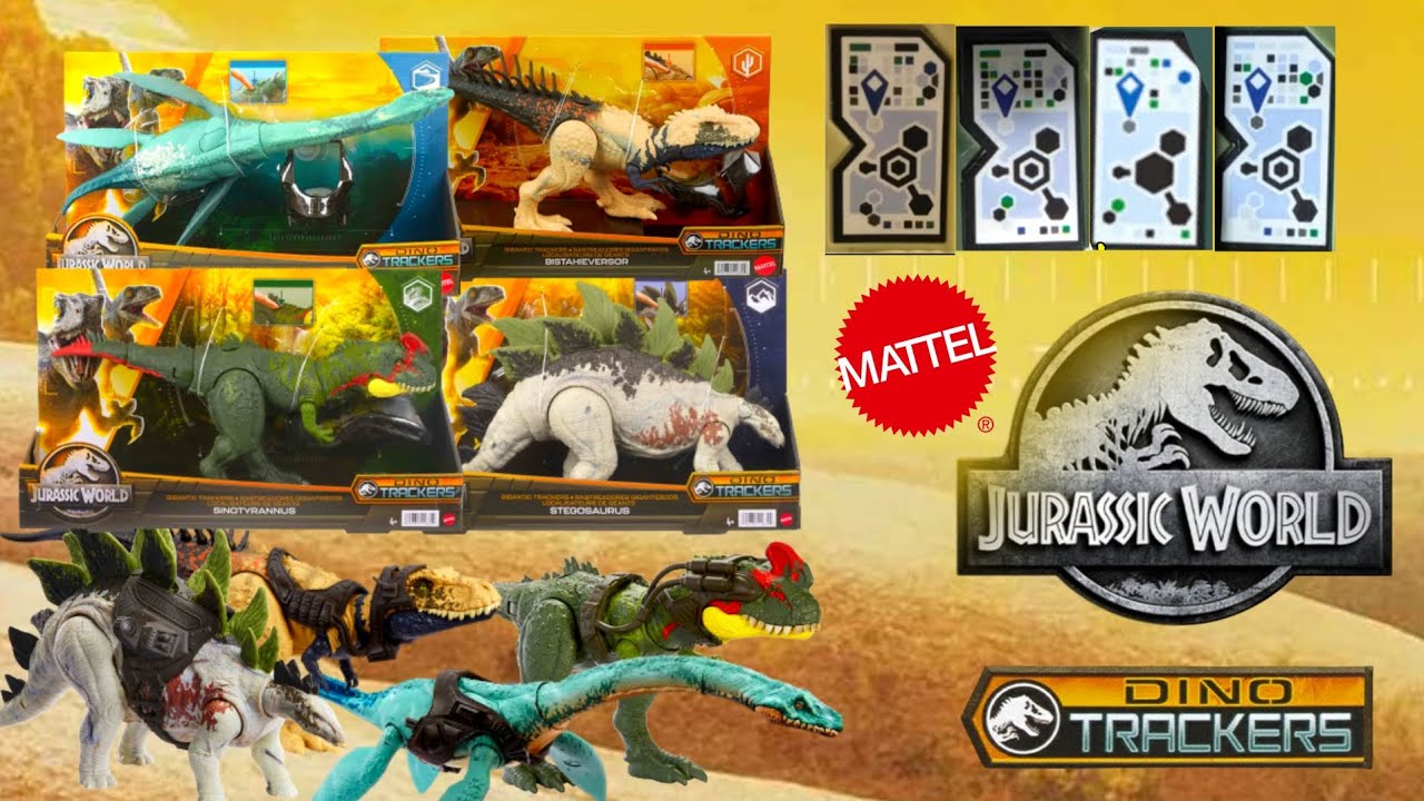 All Jurassic World Dino Trackers Gigantic Trackers Figures So Far